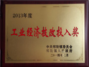 2013工業經濟技改投入獎